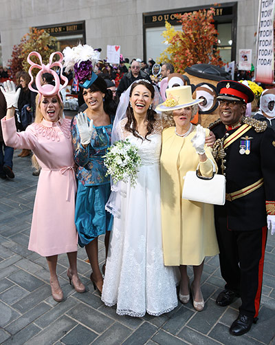 Celebs Halloween costumes: Royal wedding outfits