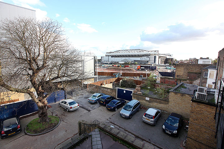 Spurs: The site of Tottenham Hotspur's proposed new ground