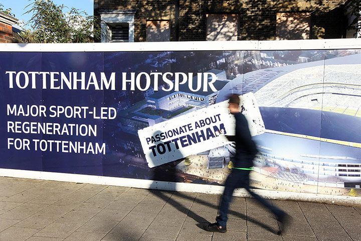 Spurs: The site of Tottenham Hotspur's proposed new ground