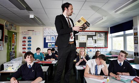 Mr Burton teaches n Educating Yorkshire