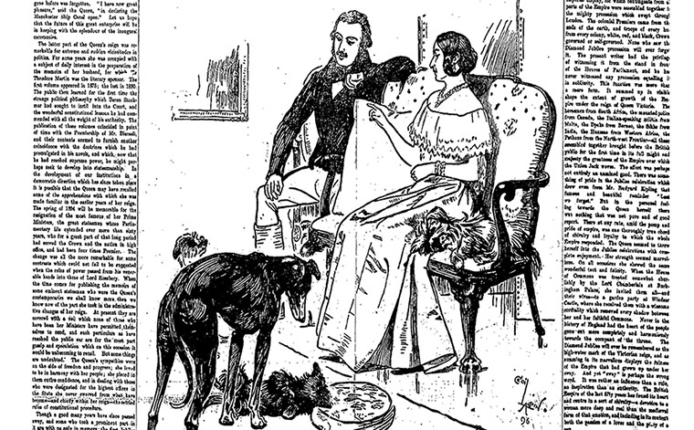 Walter Doughty: Image of Queen Victoria by Cecil Aldin