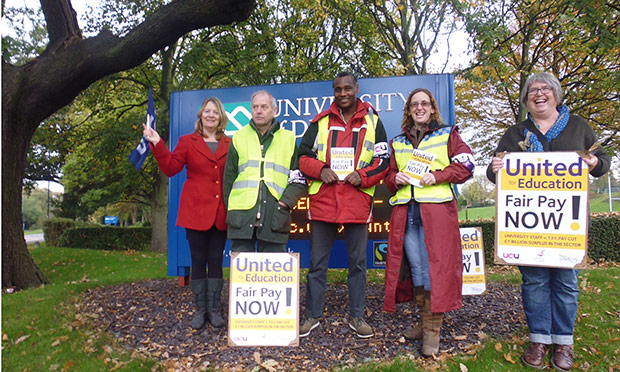 university strike: University of Derby