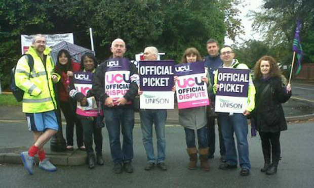 university strike: University of Newport 