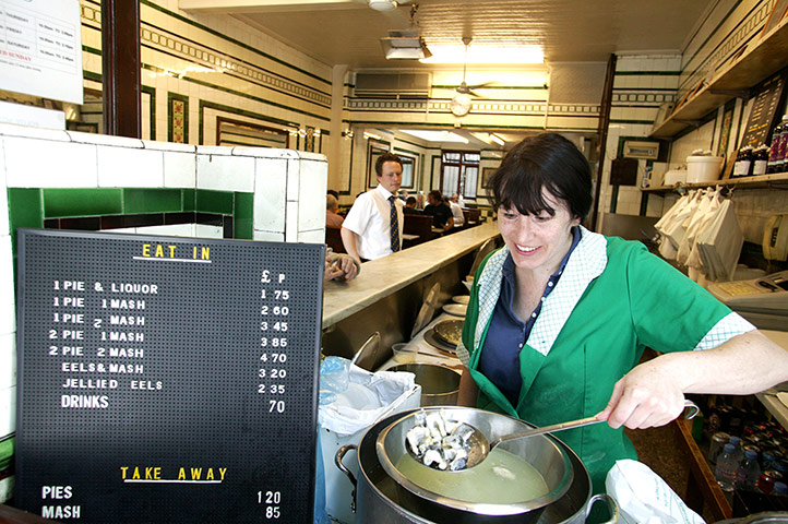 Pie and Mash Shops: M Manze at Tower Bridge