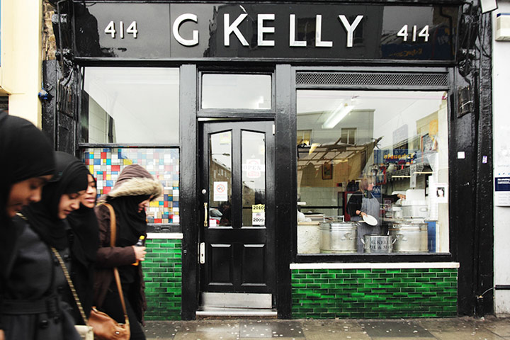 Pie and Mash Shops: G Kelly on Bethnal Green Road