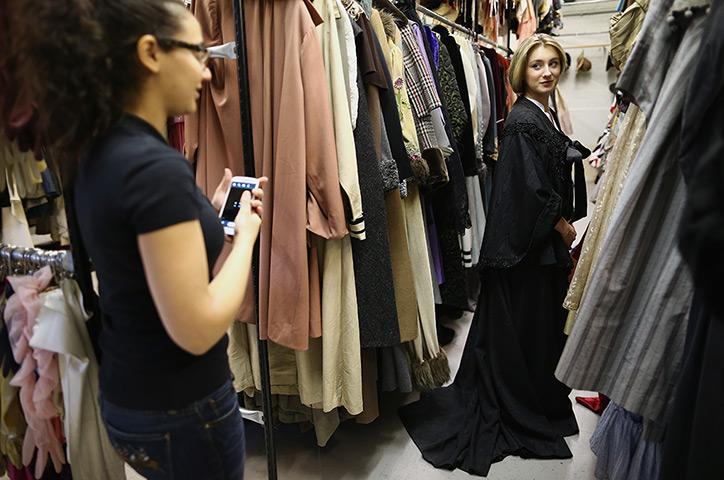 National Theatre props: Customers try on costumes