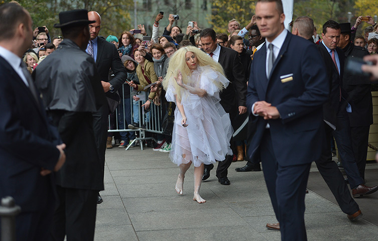 Week in Gaga: Lady Gaga leaves Hotel Ritz in Berlin en route to London