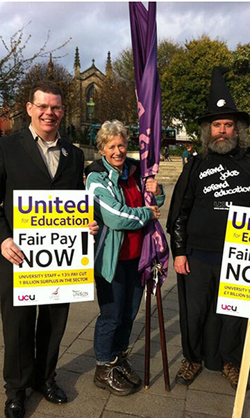university strike: University of Edinburgh 
