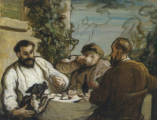 Honore Daumier: Honore Daumier Lunch in the Country