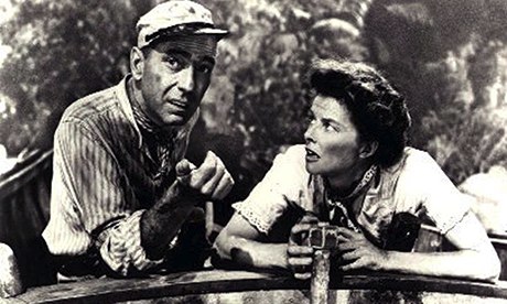 African Queen still with Hepburn and Bogart