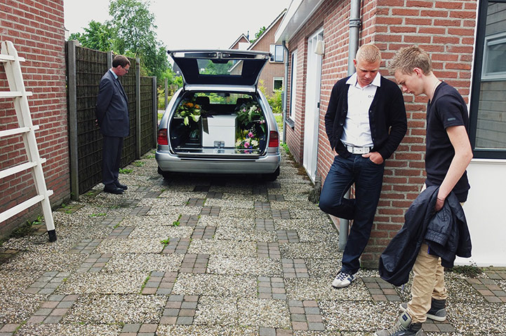 Funerals: Family at my father-in-law's funeral