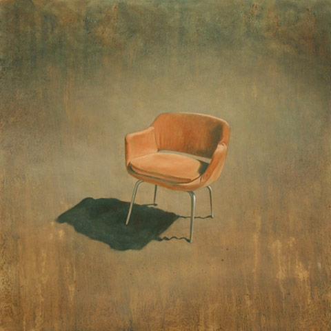 Share your art-chairs: The Material and UntranscendentOil, acrylic and blood on canvas, 90 x 90c