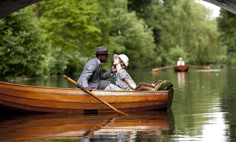 Downton Abbey: Gary Carr as Jack Ross and Lily James as Lady Rose