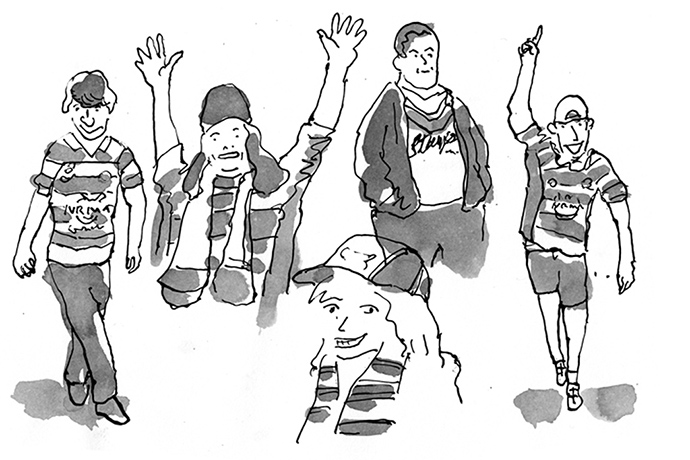 Navy Ilustration: NRL fans