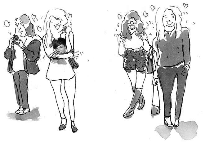 Navy Ilustration: New Teenage Girls