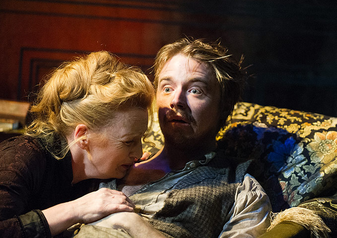 Week on stage: Lesley Manville (Helene Alving) and Jack Lowden (Oswald Alving) in Ghosts a