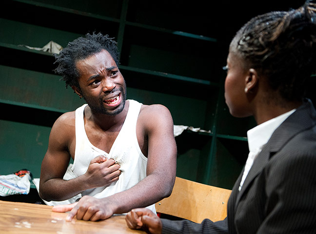 Week on stage: Paapa Essiedu (Gabriel) and Debbie Korley (Eunice) in Black Jesus at the Fi