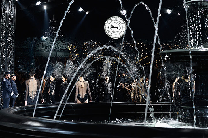 20 Photos: Models walk the runway during the Louis Vuitton show at Paris Fashion Week