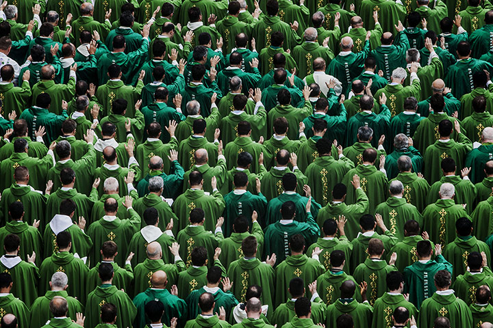 20 Photos: Pope Francis celebrates mass with Catechists in St Peter's Square