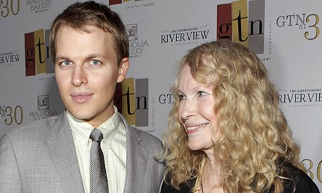 Ronan Farrow and Mia Farrow