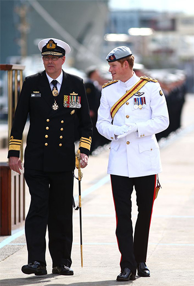 Fleet day three: Prince Harry is met