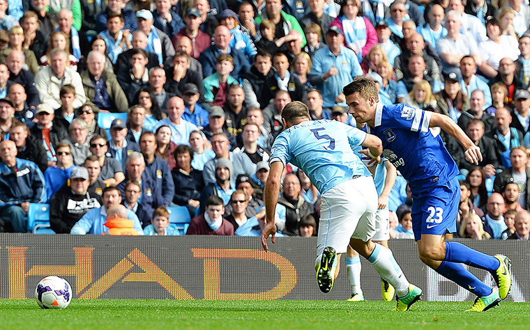 sport.: Manchester City v Everton - Barclays Premier League