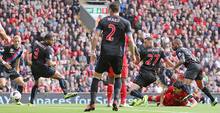 football.: Liverpool v Crystal Palace - Barclays Premier League