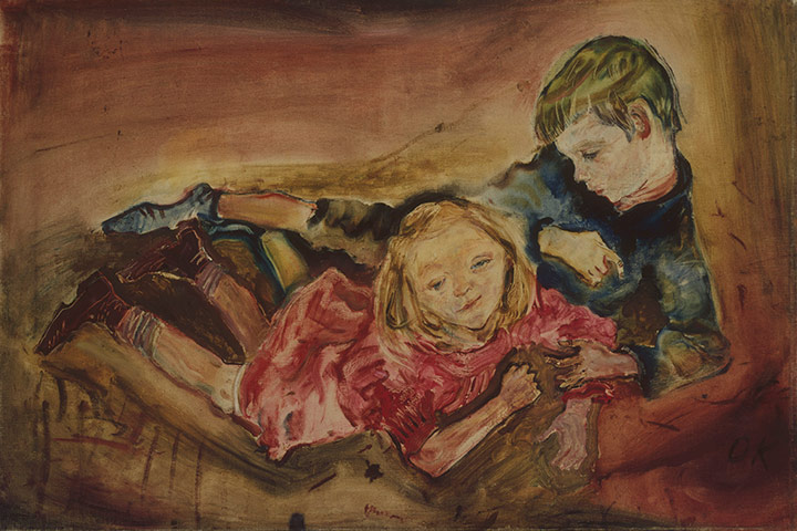 Portrait in Vienna: Oskar Kokoschka (1886-1980) Children Playing, 1909