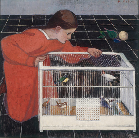 Portrait in Vienna: Broncia Koller (1863-1934), Silvia Koller with a Bird Cage, 1907-08