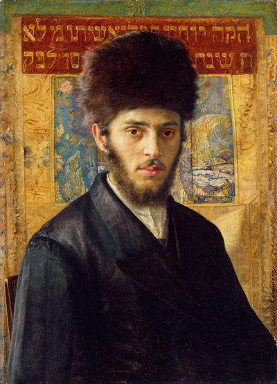Portrait in Vienna: Isidore Kaufmann (1854-1921), Young Rabbi from N, about 1910
