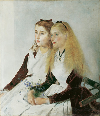 Portrait in Vienna: Anton Romako (1832-1889), The Artist's Nieces, Elisabeth and Maja, 1873