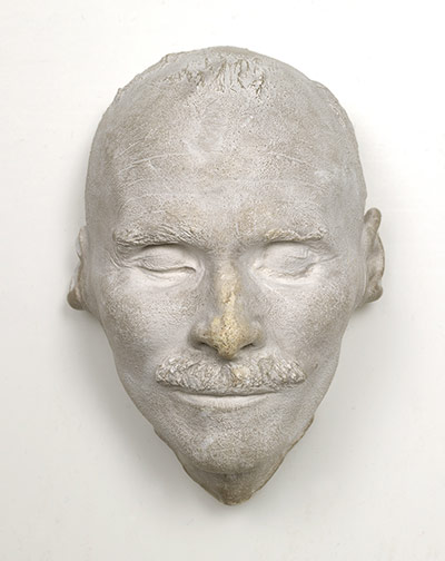 Portrait in Vienna: Moriz Schroth, Death mask of Gustav Klimt, 1918, plaster