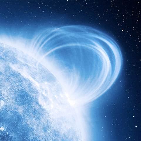 A Month in Space: Magnetic loop on magnetar SGR 0418
