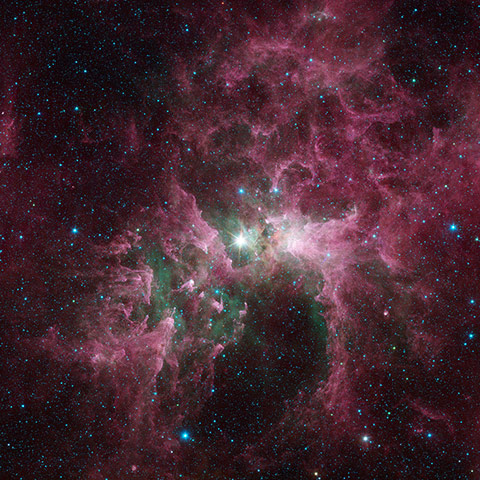 A Month in Space: The Tortured Clouds of Eta Carinae