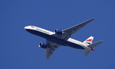 British Airways aeroplane. Image shot 2008. Exact date unknown.