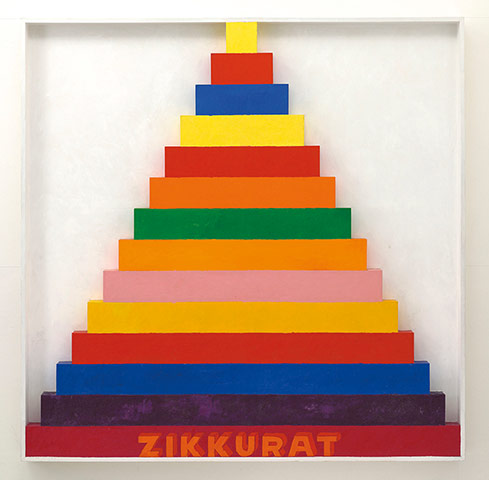 Pop art: Joe Tilson, Zikkurat 9, 1967