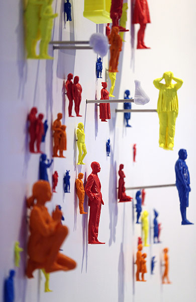 3d printing: Some 3D printed models of human figures