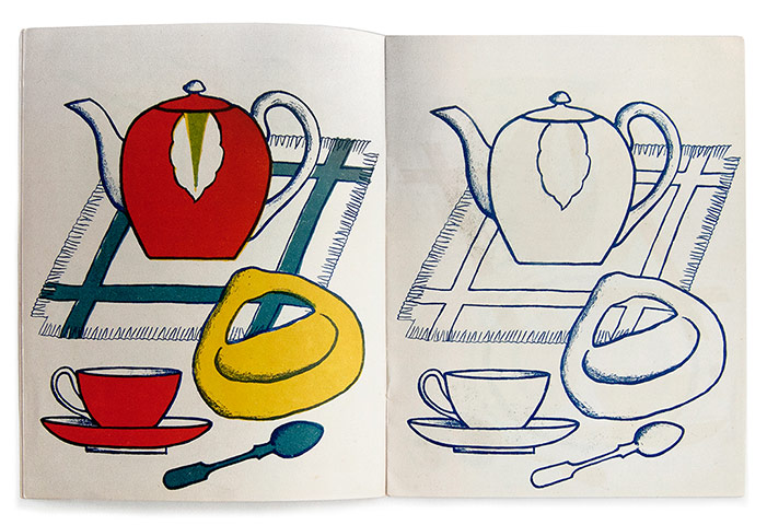 Inside the Rainbow: Nikolai Troshin, illustrations for Colouring Book, c. 1927