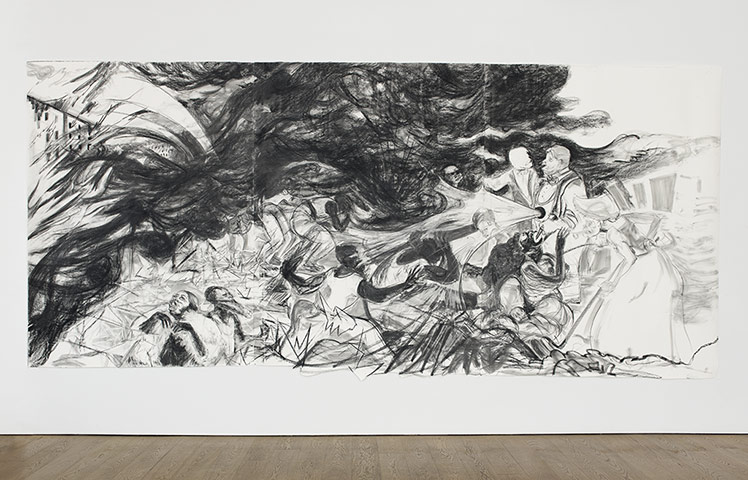 Kara Walker: Sketch for an American Comic Opera with 20th century Race Riots, 2012