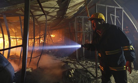 Aswad Composite Mills factory burning, Bangladesh