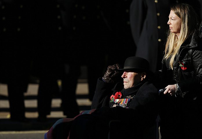 Remembrance Sunday: A military veteran pays his respects