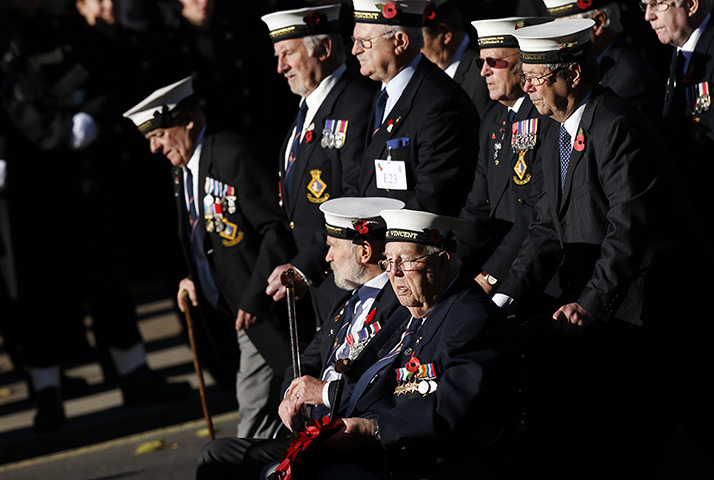 Remembrance Sunday: Military veterans pay their respects