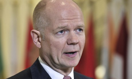 British Foreign Secretary William Hague