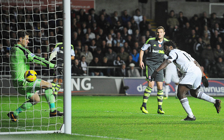 sport///: Swansea City v Stoke City - Barclays Premier League