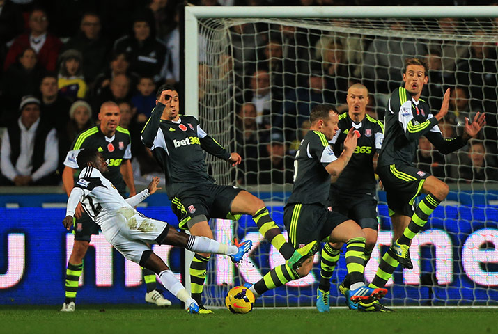 sport///: Swansea City v Stoke City - Liberty Stadium