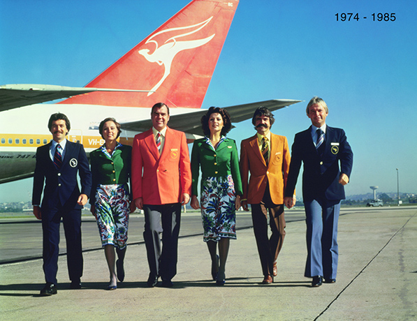 Quantas: 1974-1985 uniform