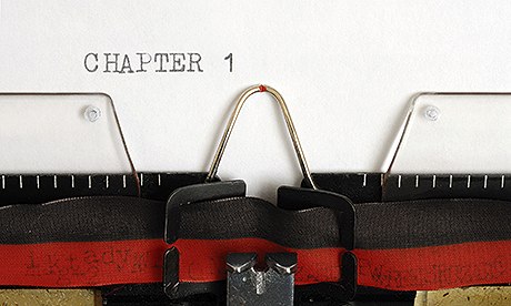Chapter 1 written on typewriter