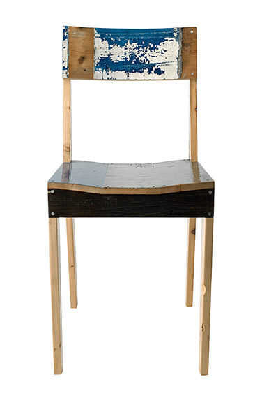 Audi Homes - Future : chair made from reclaimed wood by Piet Hein Eek