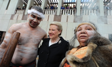 Soon-to-be-speaker of the House of Representatives Bronwyn Bishop attends the smoking ceremony earlier today at Parliament House.