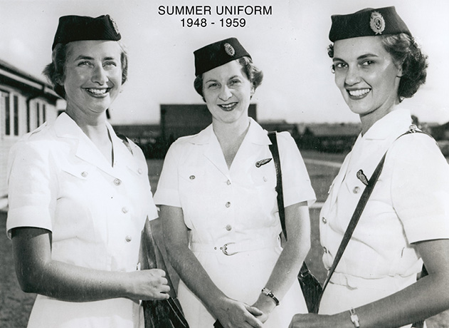 Qantas: Qantas summer uniform 1948 - 1959